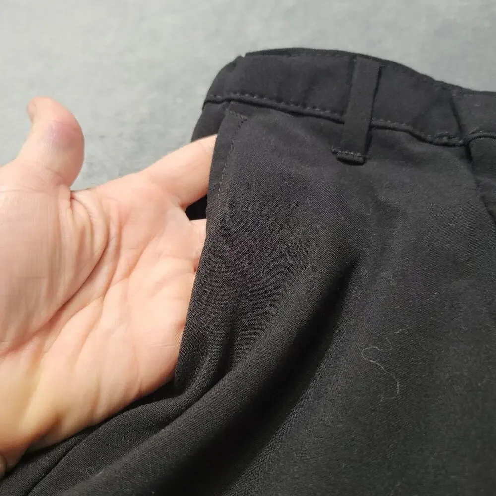 Chaps Flat Front Pants‎ Boys 5 Black Adjustable